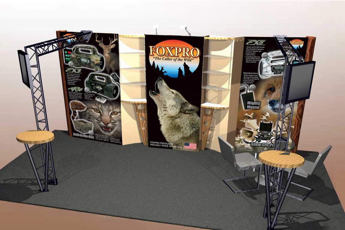 FOXPRO trade show booth design