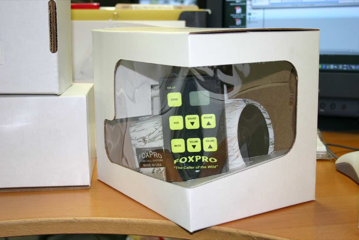 FOXPRO window box retail packaging