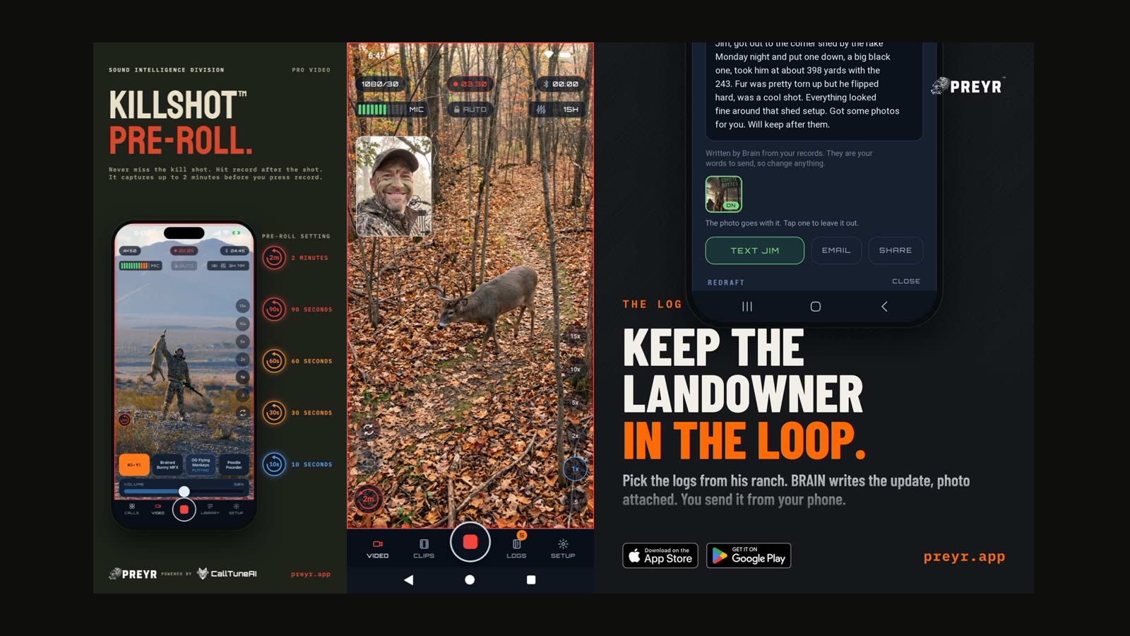 PREYR app