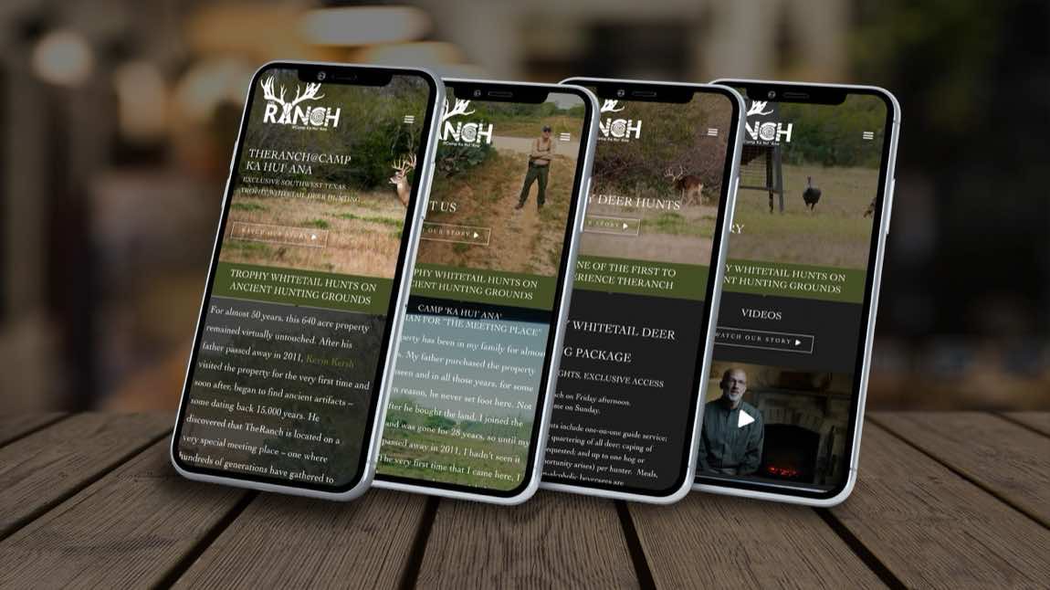 The Ranch website on mobile devices