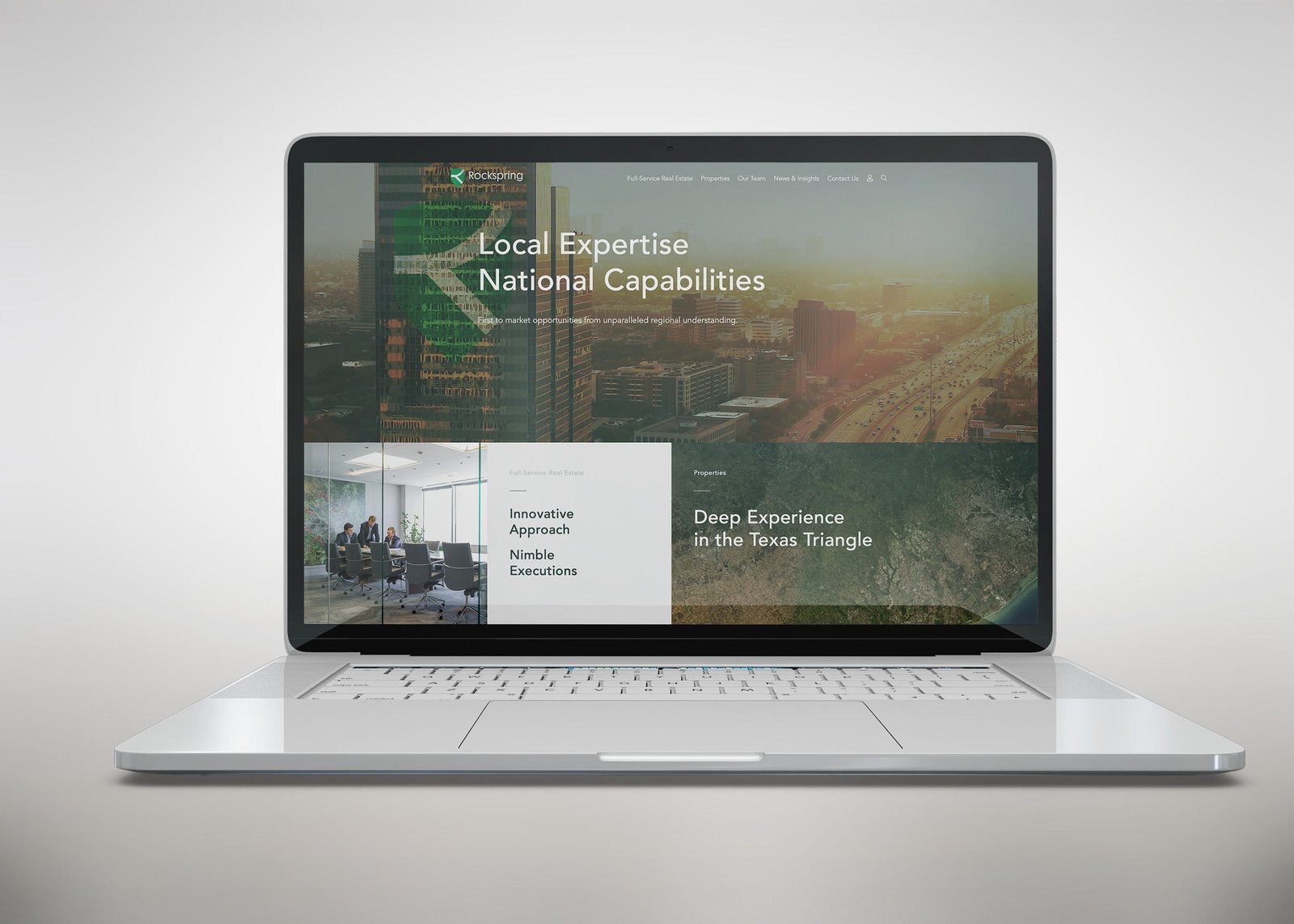 Rockspring website design